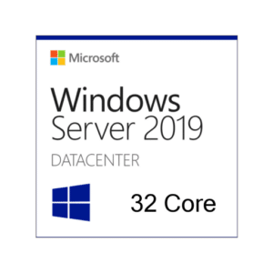 Microsoft Windows Server 2019 Datacenter Retail Version with 32 Cores and 50 User CALs – Download