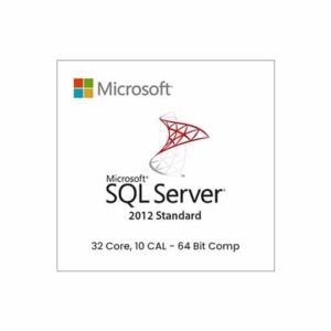 SQL Server 2012 Standard – 32 Core, 10 CAL – 64 Bit Comp