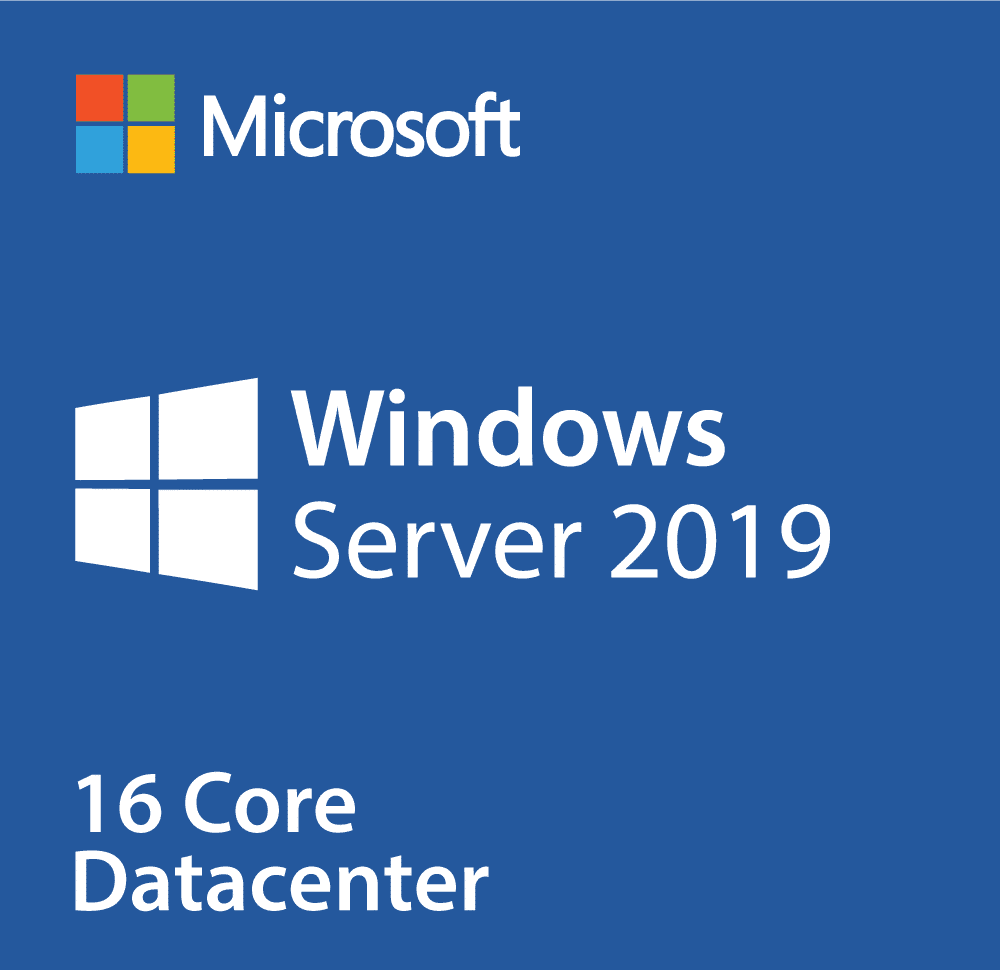 Microsoft Windows Server 2019 Datacenter Retail Version with 16 Cores and 25 User CALs – Download