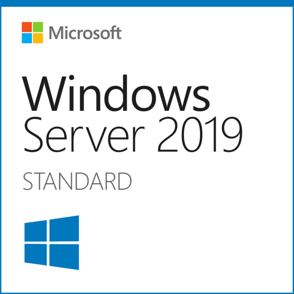 Microsoft Windows Server 2019 Standard Edition x64 64 bit with 16 Core, 10 CALs