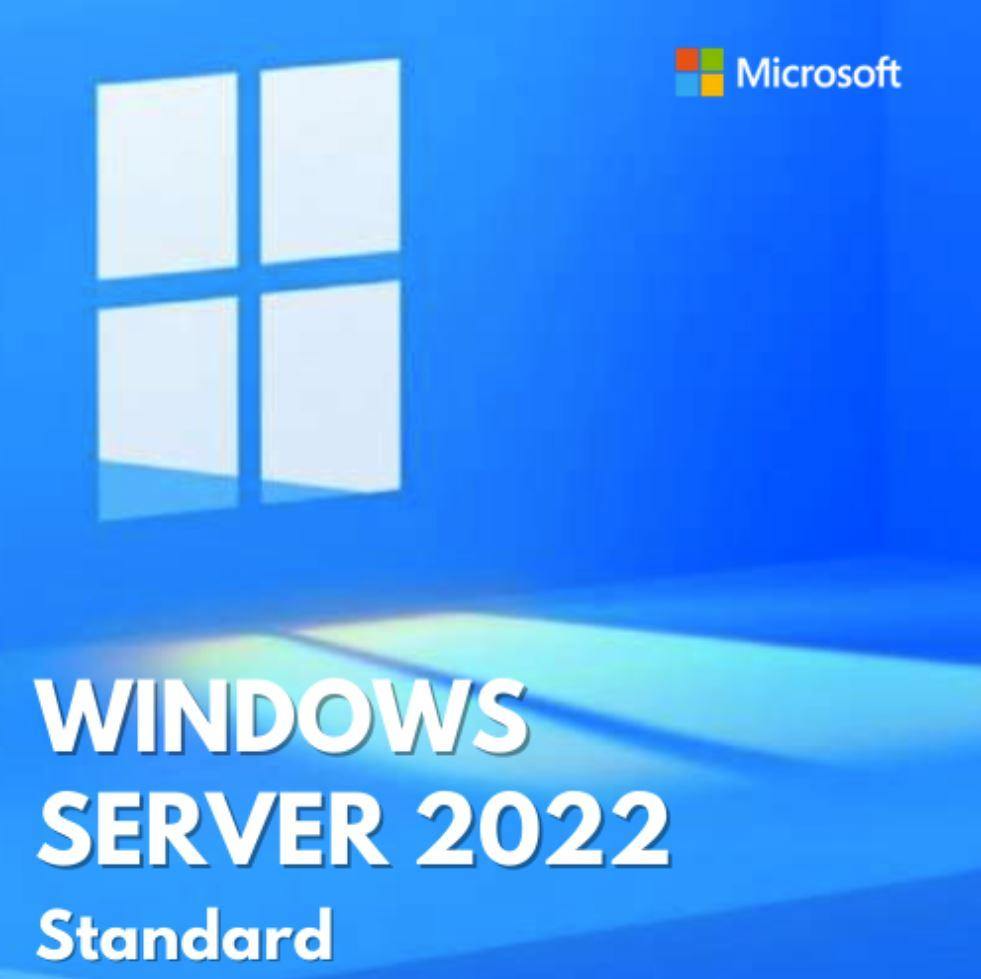 Microsoft Windows Server 2022 Standard with 16 Core and 10 User CALs- Instant Download