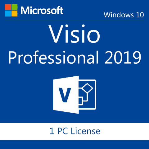 Microsoft Visio Professional 2019 Full Retail Version Indigo Software