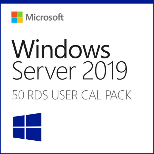 RDS (Remote Desktop Services) for Windows Server 2019 50 User CAL