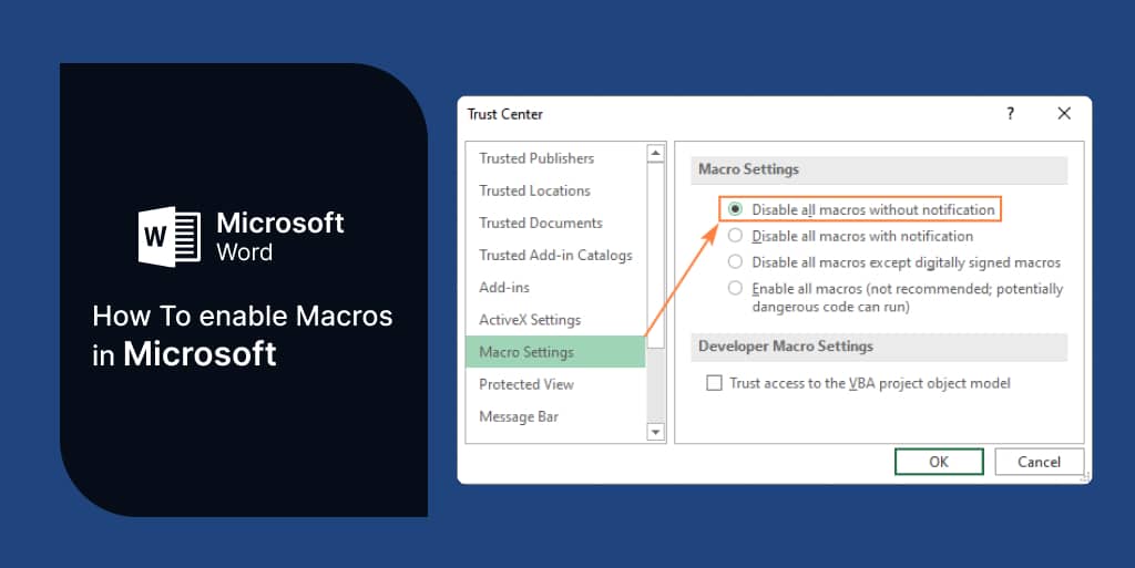 Enable Macros in Microsoft Excel