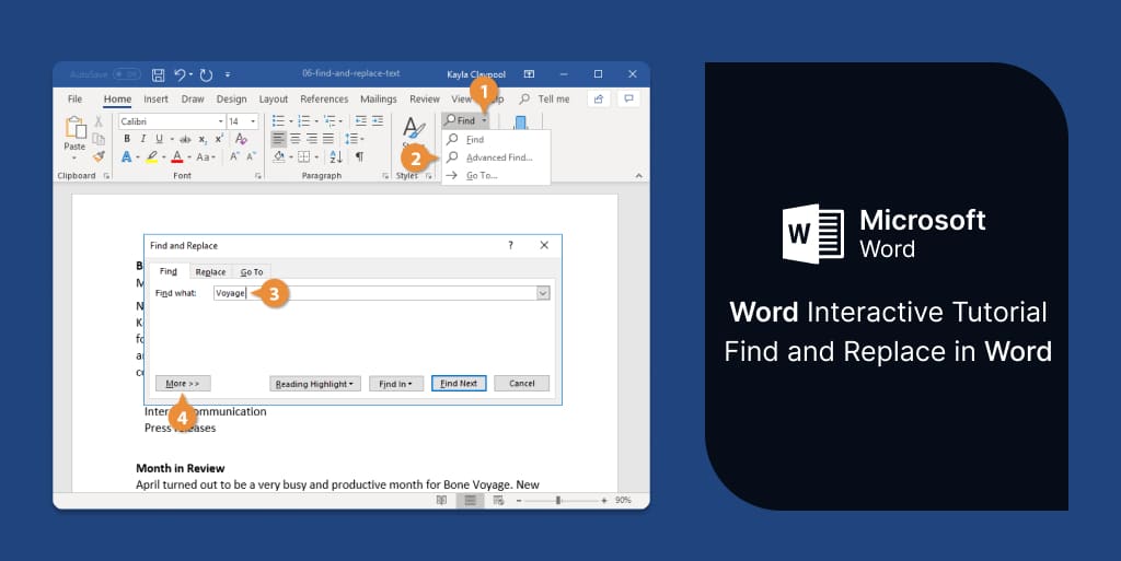 How to Replace Words in Microsoft Word