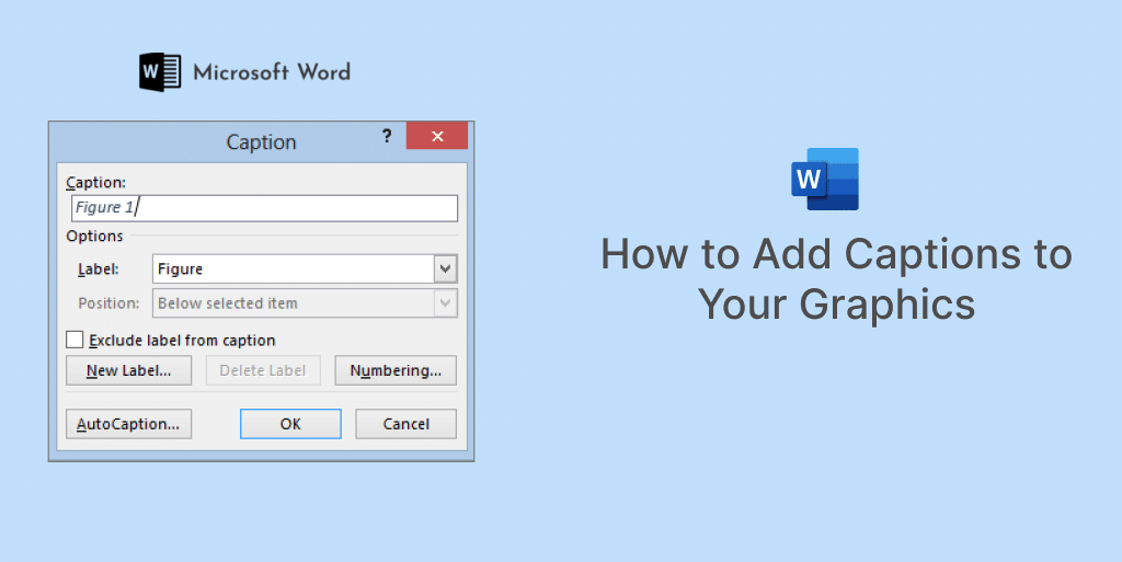 How to Add Captions to Your Graphics in Microsoft Word