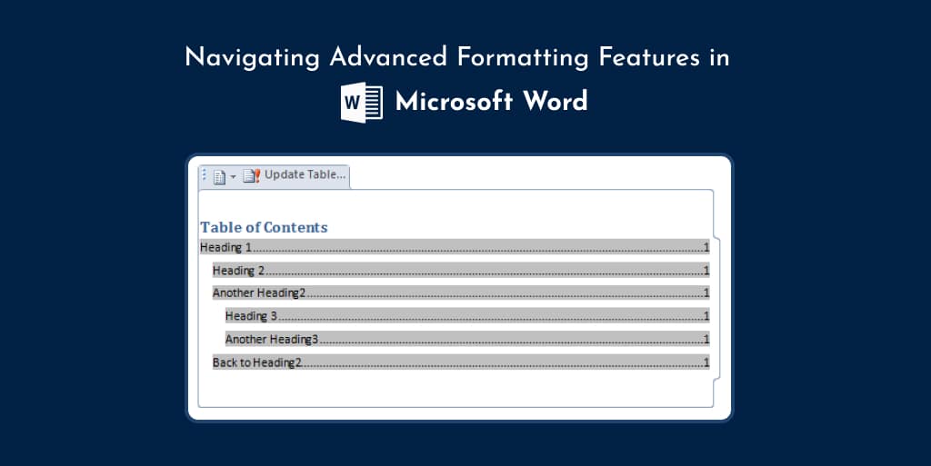 Navigating Advanced Formatting Features in Microsoft Word