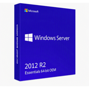 blue box packaging for microsoft windows server 2012 r2 essentials 64 bit oem