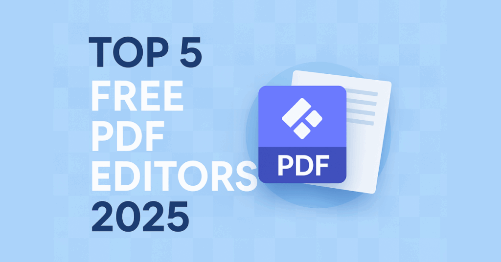 Top 5 Free PDF Editors in 2025