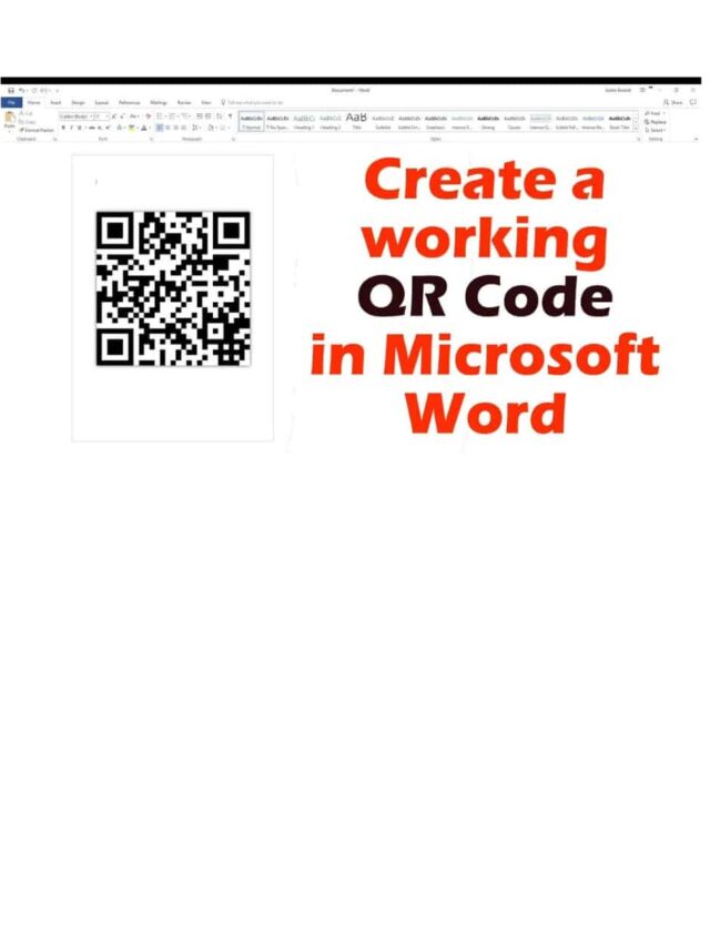 Generate a QR Code in Microsoft Word – Step by Step Guide