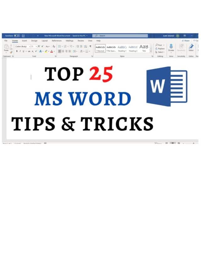 Top 5 Microsoft Word Tips and Tricks 2025