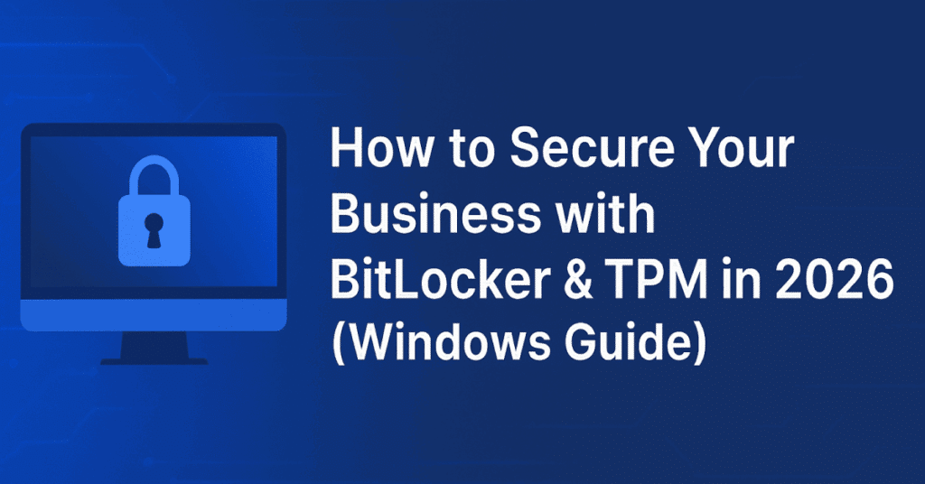 How to Secure Your Business with BitLocker & TPM in 2026