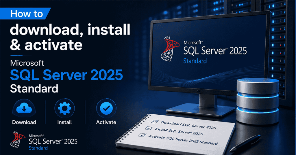 how to download install and activate sql server 2025